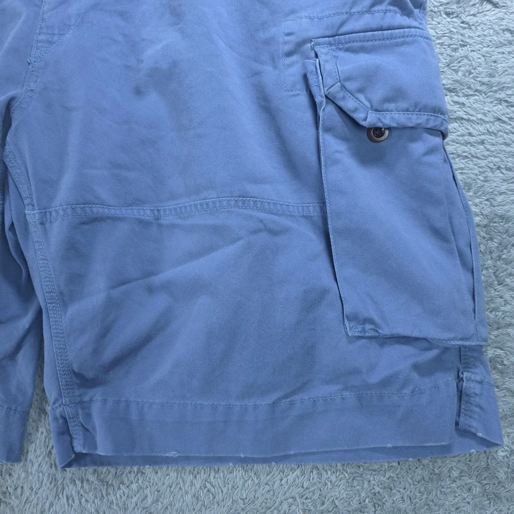 Polo Ralph Lauren Cargo Shorts Mens 48 Blue Classic Polo Chino Canvas